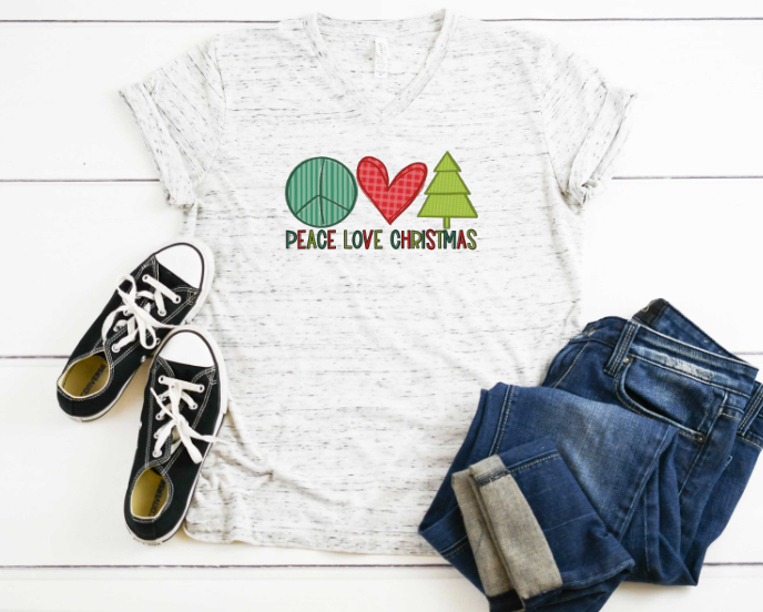Peace Love Christmas Sublimation Transfer