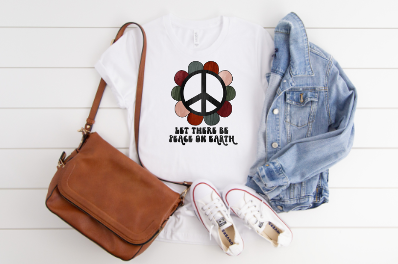 Peace On Earth Sublimation Transfer