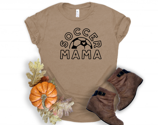 Soccer Mama with heart Transfer
