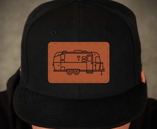 Stream Trailer Leatherette Hat Patch