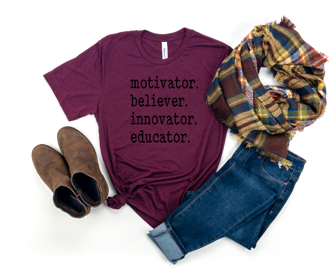 Motivator Believer Innovator Educator Transfer