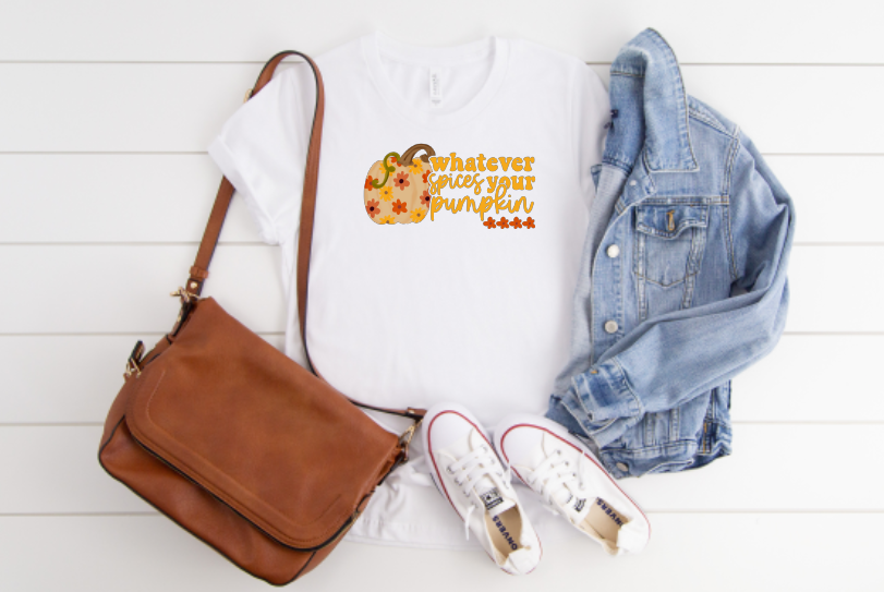 Whatever Spices Your Pumpkin Sublimation Transfer