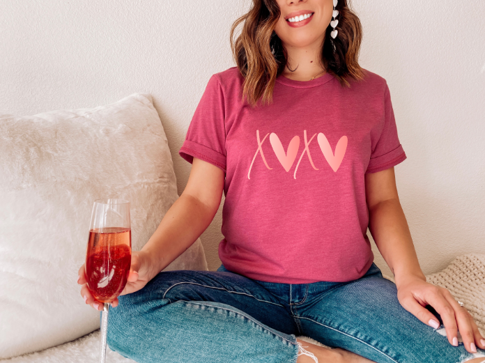 XOXO with Hearts Transfer